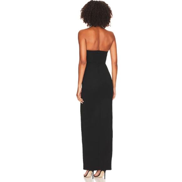 superdown Gianna Sweetheart Slit Gown in Black – NWT Size XL - Picture 3 of 4